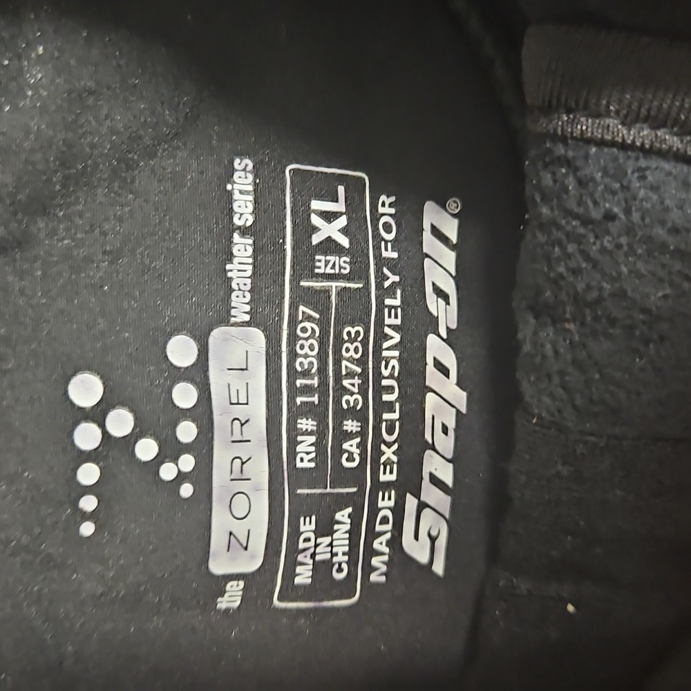 Snap-On Black Full-Zip Jacket - image 3